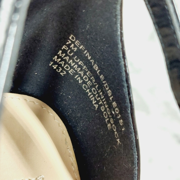 New Steve Madden Definable Black Patent Block Heel Pumps F43 - Picture 11 of 12